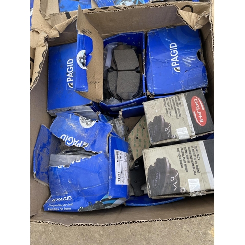 1385 - A LARGE QUANTITY OF CAR BRAKE PADS NEW AND BOXED