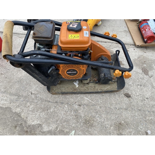 1396 - AN EVOLUTION PETROL ENGINE WACKER PLATE