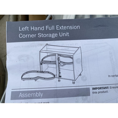 1399 - A FLAT PACK CORNER STORAGE UNIT