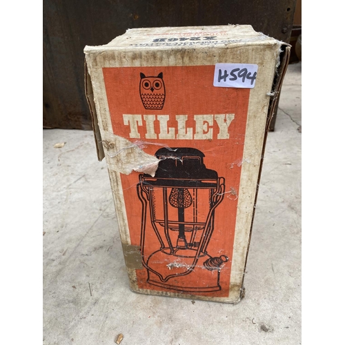 1452 - A VINTAGE TILLEY STORM LIGHT OIL LAMP