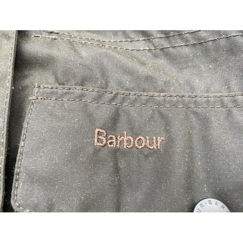 1491 - A BARBOUR MENS XL AS NEW WAX JACKET WITH LABELS STILL ON