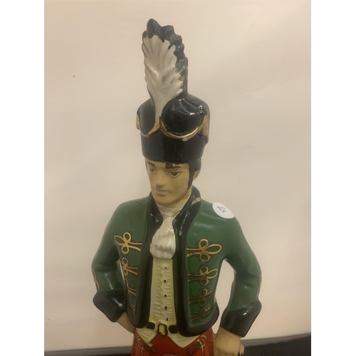 34A - AN IRISH MIST SOLDIER FIGURINE DECANTER