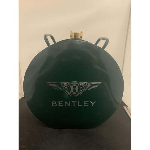 49 - A RACING GREEN 'BENTLEY' PETROL CAN