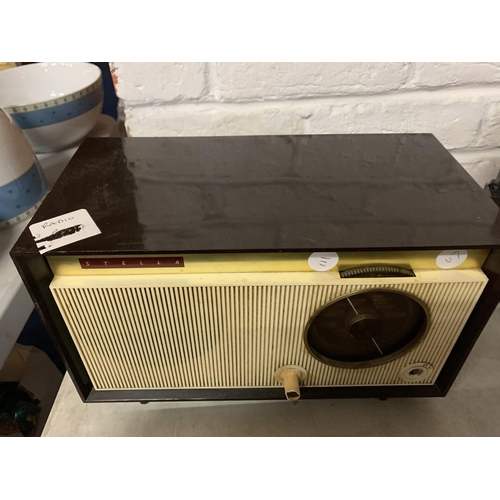 276 - TWO VINTAGE RADIOS - A STELLA AND A MARCONI