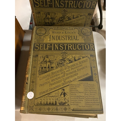 811 - FIVE VOLUMES OF WARD AND LOCK'S INDUSTRIAL SELF INSTRUCTOR