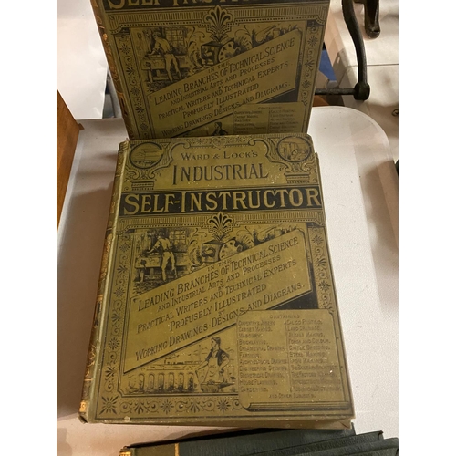 811 - FIVE VOLUMES OF WARD AND LOCK'S INDUSTRIAL SELF INSTRUCTOR