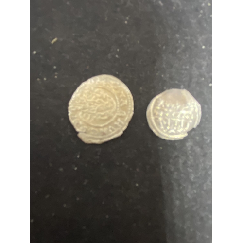 333 - TWO HAMMERED COINS