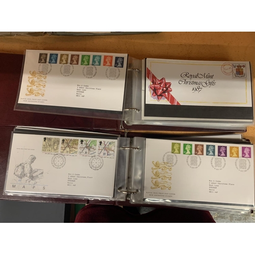 341 - TWO ALBUMS OF ROYAL MAIL FIRST DAY COVERS