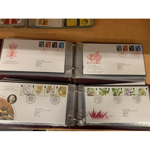 341 - TWO ALBUMS OF ROYAL MAIL FIRST DAY COVERS