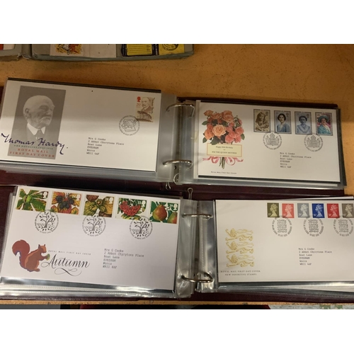 341 - TWO ALBUMS OF ROYAL MAIL FIRST DAY COVERS