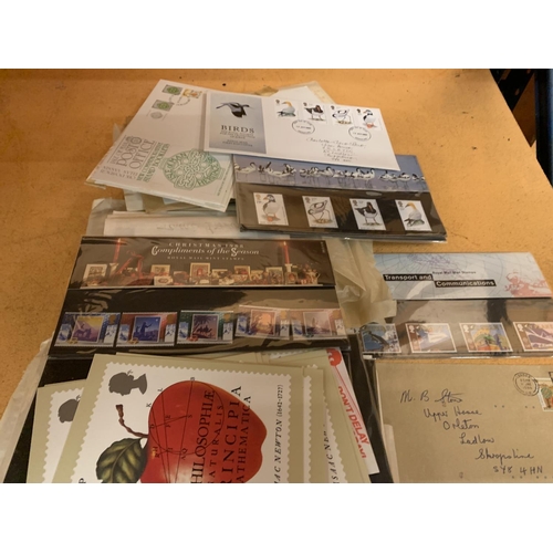 356 - A LARGE QUANTITY OF FIRST DAY COVERS TO INCLUDE 'TRANSPORT AND COMMUNICATION'