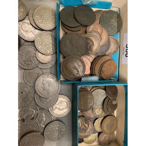 360 - A SELECTION OF BRITISH PRE DECIMAL COINS