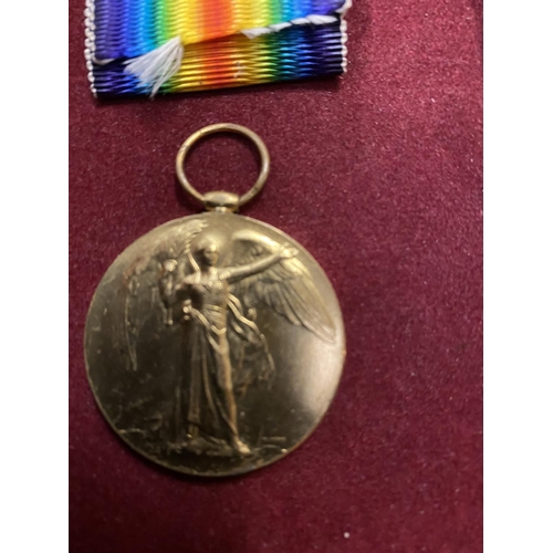 604 - TWO WWI MEDALS WITH RIBBONS - A 1914- 1918 MEDAL AND A GREAT WAR FOR CIVILISATION - THE FORMER ENGRA... 