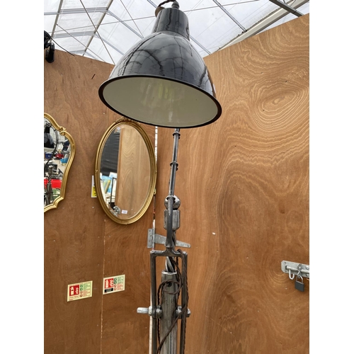 1204A - AN ADRIAN REYNOLDS BESPOKE 'SEE THE LIGHT' STANDARD LAMP, 82