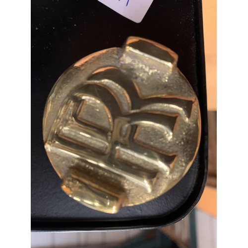 42 - A ROLLS ROYCE FUEL CAN WITH BRASS LID