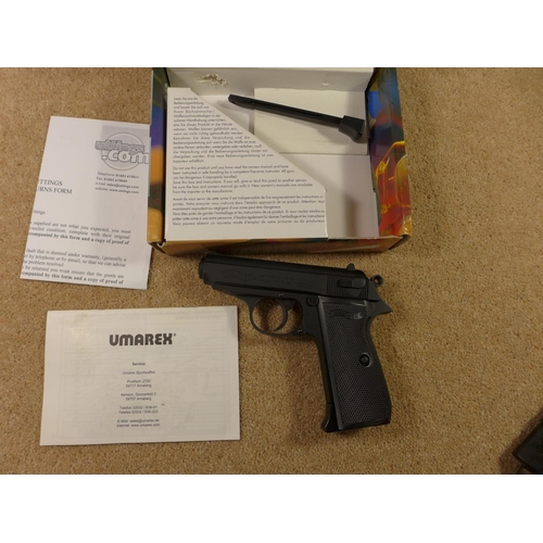 307 - A BOXED PPKS WALTHER 4.5MM CALIBRE CO2 PISTOL