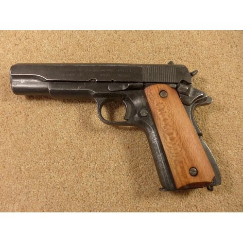 308 - A REPLICA NON-FIRING M-1911 PISTOL, 9.5CM BARREL