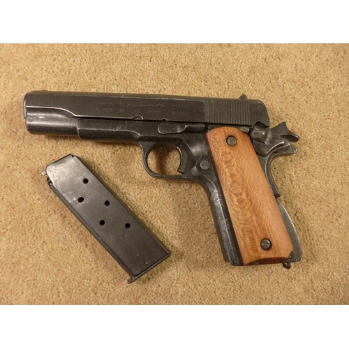 308 - A REPLICA NON-FIRING M-1911 PISTOL, 9.5CM BARREL