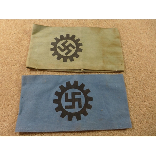 315 - TWO NAZI GERMANY ARMBANDS