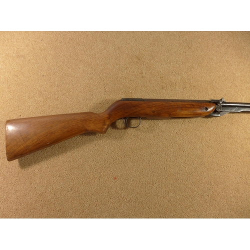 322 - A WEBLEY MARK 3 .22 CALIBRE AIR RIFLE