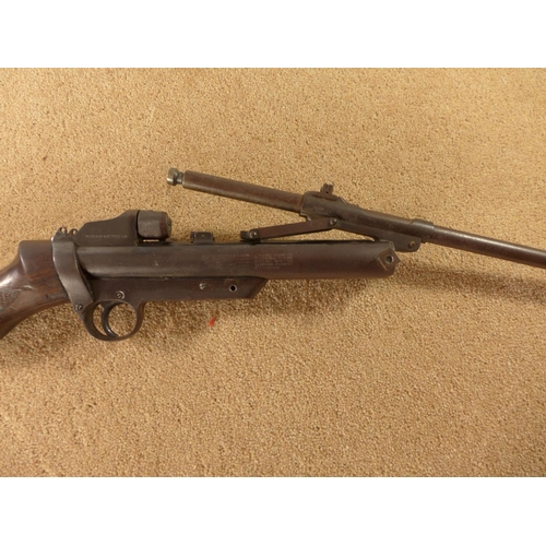 334 - A WEBLEY SERVICE MARK II .22 CALIBRE AIR RIFLE SERIAL NUMBER 21146