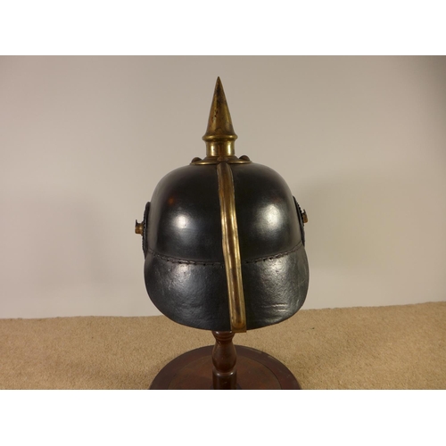 349 - A REPLICA IMPERIAL GERMAN PICKLEHAUBE WITH BAVARIAN PLATE