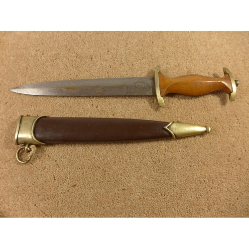 364 - A REPLICA NAZI S.A. DAGGER, 21.5CM BLADE