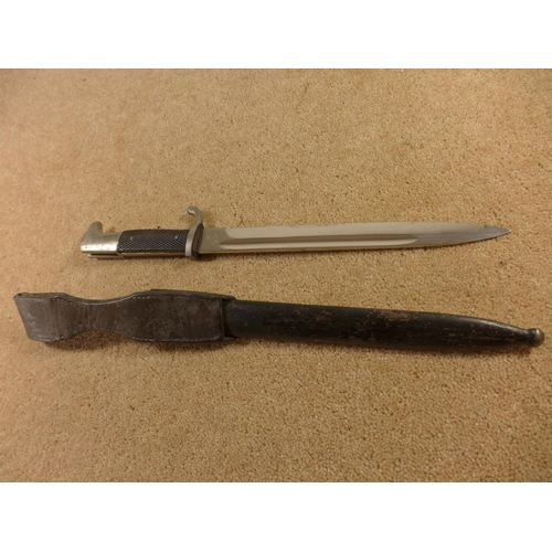 375 - A GERMAN KS98 BAYONET, 25CM BLADE