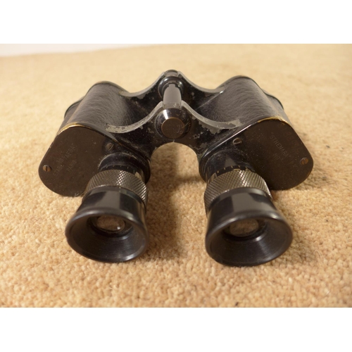 399 - A PAIR OF WORLD WAR ONE PERIOD BINOCULARS