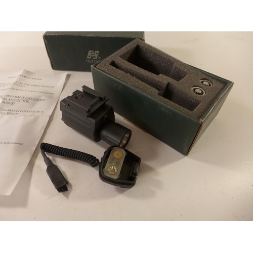 455 - A BOXED NCSTAR TACTICAL FLASHLIGHT/LASER