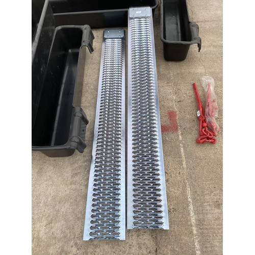 112 - A PAIR OF RAMPS 6' LONG + VAT