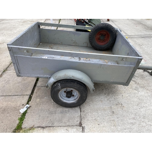 133 - A SMALL CAR TRAILER   - NO VAT