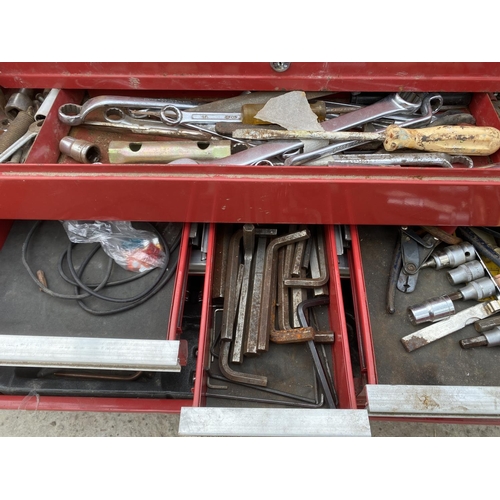 150 - A TOOL CHEST AND TOOLS   - NO VAT