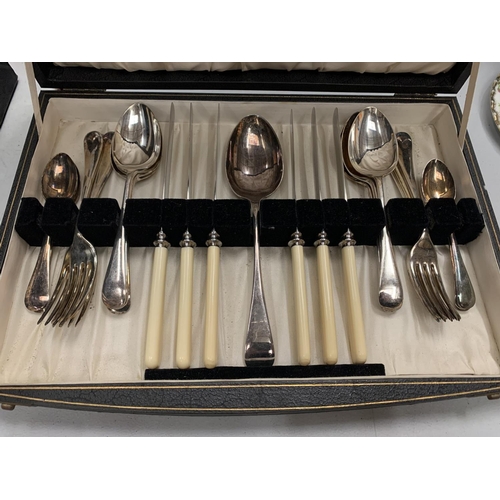 119 - TWO CANTEENS OF CUTLERY