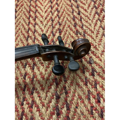 148 - A VINTAGE VIOLIN AND BOW