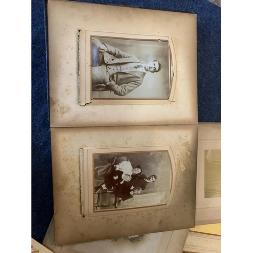 232 - A BOX OF EARLY PHOTOGRAPHS