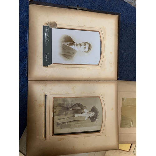 232 - A BOX OF EARLY PHOTOGRAPHS