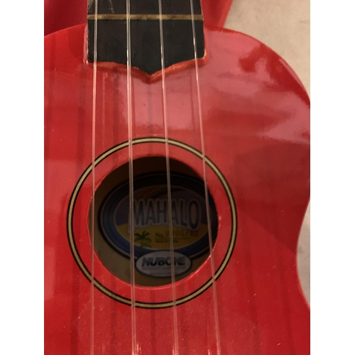 268 - A MAHALO UKULELE WITH CARRYING CASE