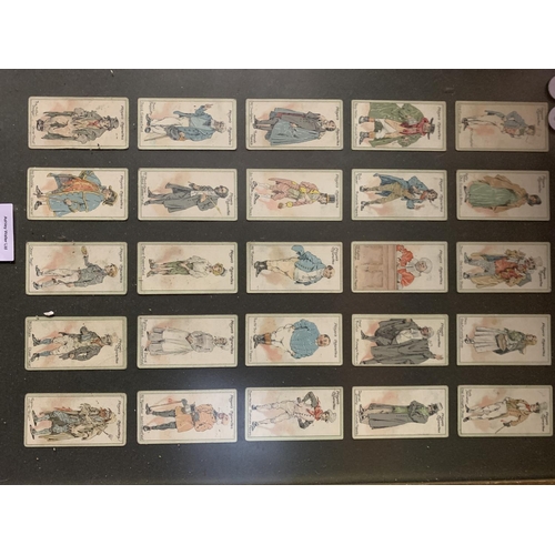 279 - A PAIR OF WOODEN FRAMED PLAYERS CIGARETTE CARDS