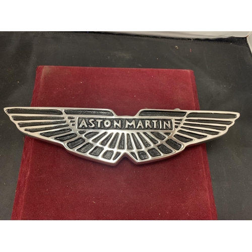 83 - A CAST 'ASTON MARTIN' SIGN