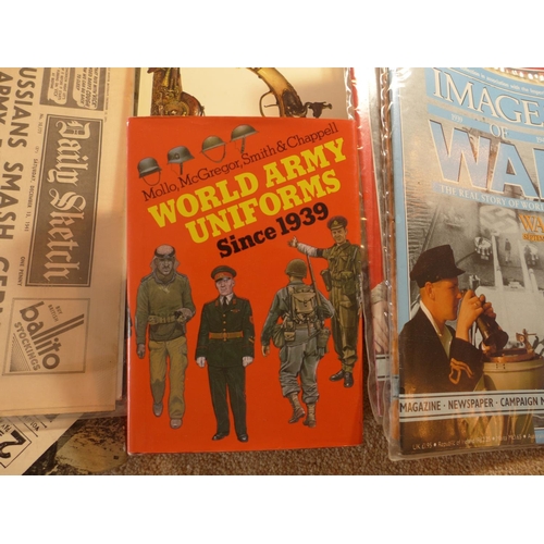 473 - A COLLECTION OF BOOKS ON GUNS, WORLD WAR II ETC