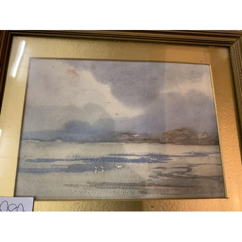 298A - A PAIR OF FRAMED WATER COLOURS ONE SIGNED FIONA KING