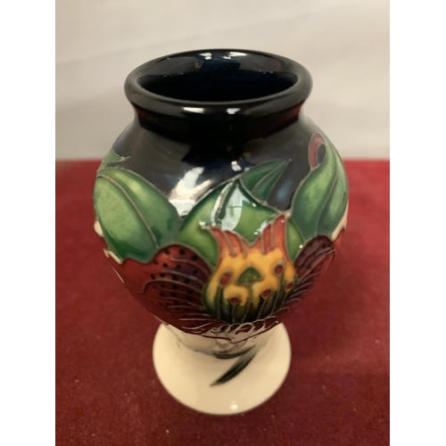 711 - A MOORCROFT ANNA LILY VASE 4 INCHES TALL