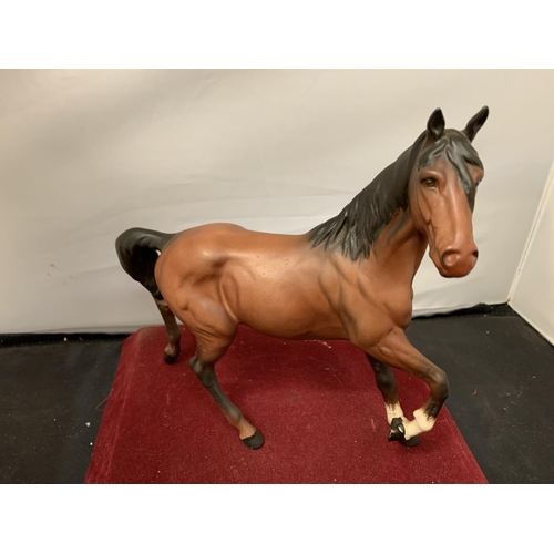 735 - A BESWICK STALLION