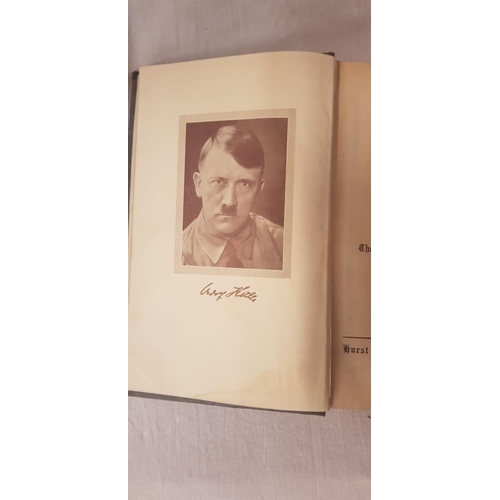 462 - AN ADOLF HITLER 'MEIN KAMPF' UNEXPURGATED EDITION, ENGLISH EDITION PUBLISHED BY HURST & BLACKETT LTD... 