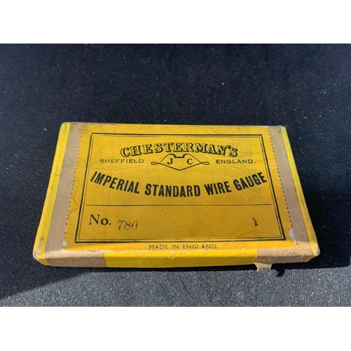 687 - A CHESTERMANS IMPERIAL STANDARD WIRE GAUGE IN ITS ORIGINAL BOX