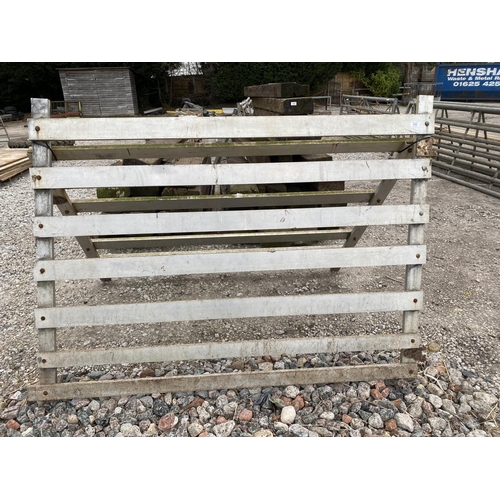 310 - A PAIR OF CATTLE CONTAINER GATES  + VAT