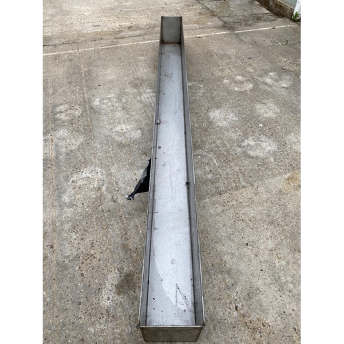 9 - A METAL TROUGH 6' LONG 5.5