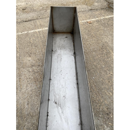 9 - A METAL TROUGH 6' LONG 5.5