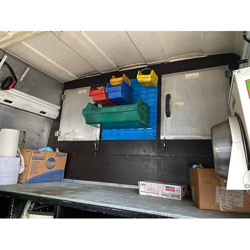 56 - 1997 RENAULT FN60 F7 VAN WITH OIL COLLECTION TANKS WITH ASSOCIATED PIPE WORK AND FRONT WORKSHOP. PAR... 